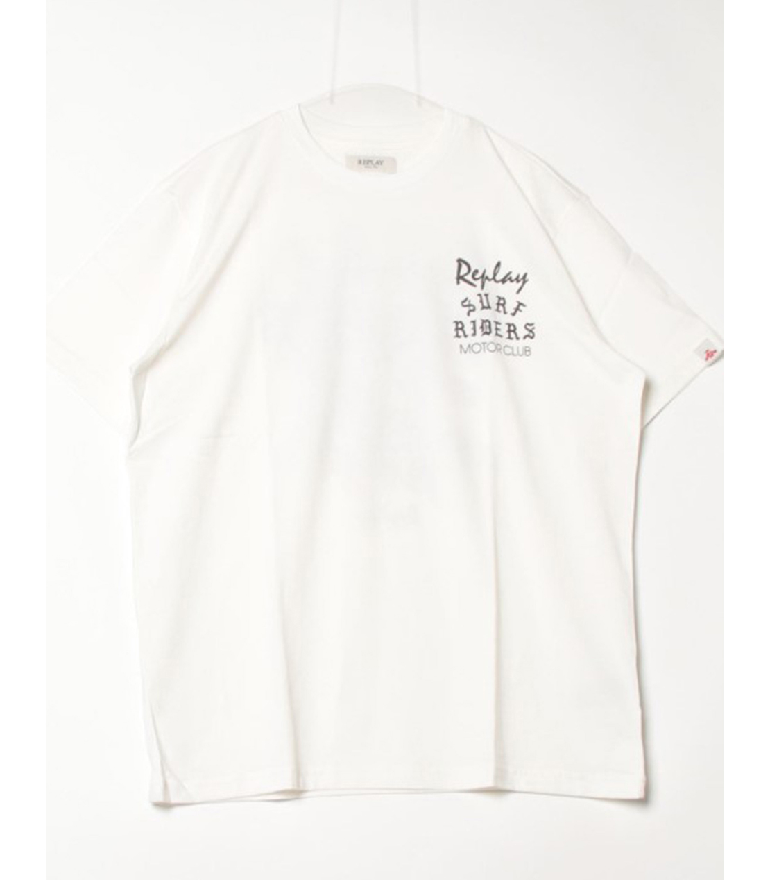 コットンジャ－ジーバイカープリントＴシャツ 詳細画像 ホワイト 2